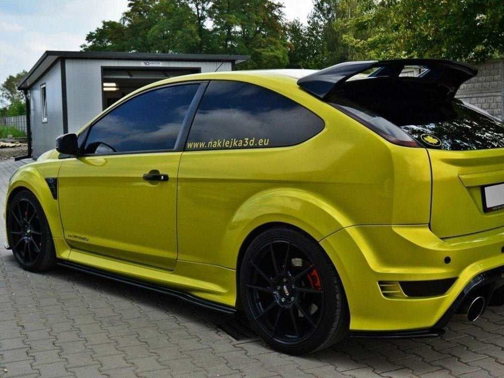 Maxton Design Side Skirts Diffusers Ford Focus MK2 RS - Carbon Look
