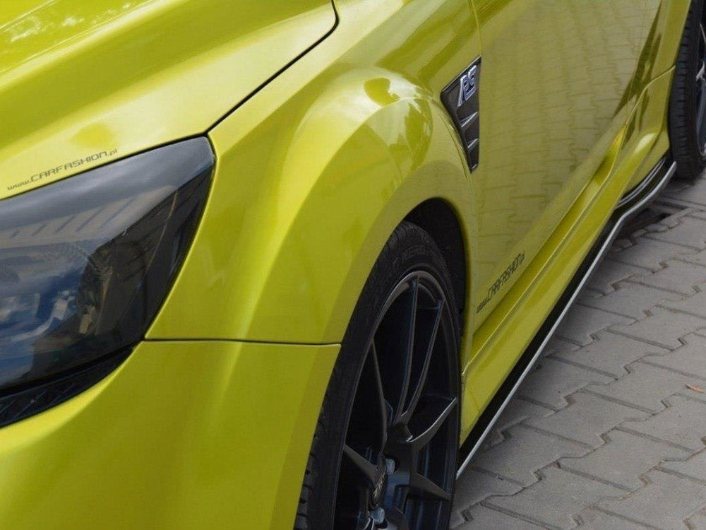 Maxton Design Side Skirts Diffusers Ford Focus MK2 RS - Textured