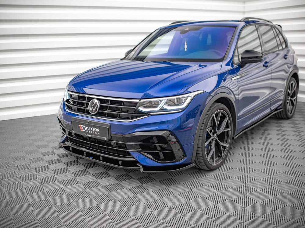 Maxton Design Front Splitter V.2 VW Tiguan R  / R-line MK2 Facelift (2020-)