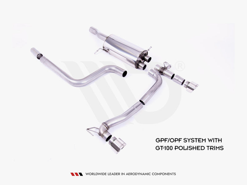 Maxton Design Rear Diffuser + Milltek GPF/OPF BACK Exhaust System - Ford Fiesta Mk8 ST