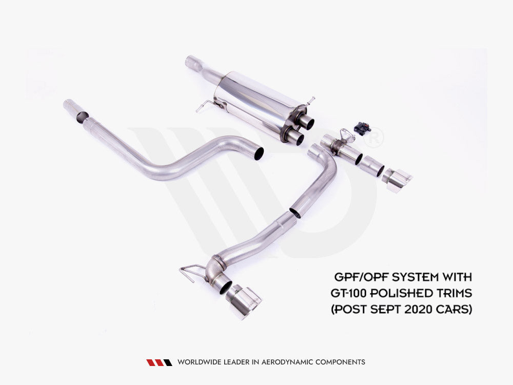 Maxton Design Rear Diffuser + Milltek GPF BACK Exhaust System - Ford Fiesta Mk8 ST & Mk8.5 ST