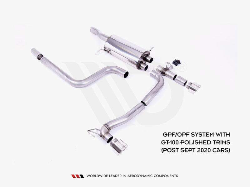 Maxton Design Rear Diffuser + Milltek GPF BACK Exhaust System - Ford Fiesta Mk8 ST & Mk8.5 ST