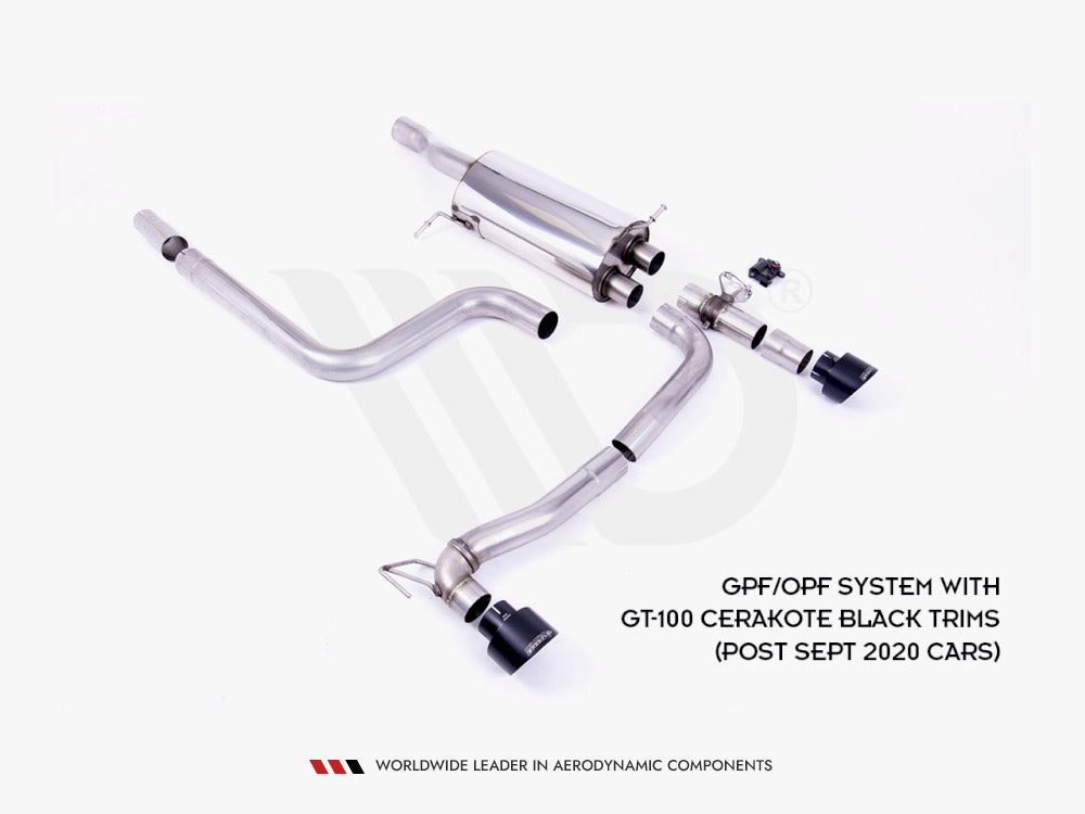 Maxton Design Rear Diffuser + Milltek GPF BACK Exhaust System - Ford Fiesta Mk8 ST & Mk8.5 ST