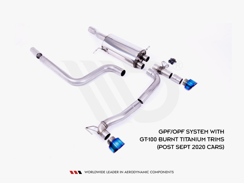 Maxton Design Rear Diffuser + Milltek GPF BACK Exhaust System - Ford Fiesta Mk8 ST & Mk8.5 ST