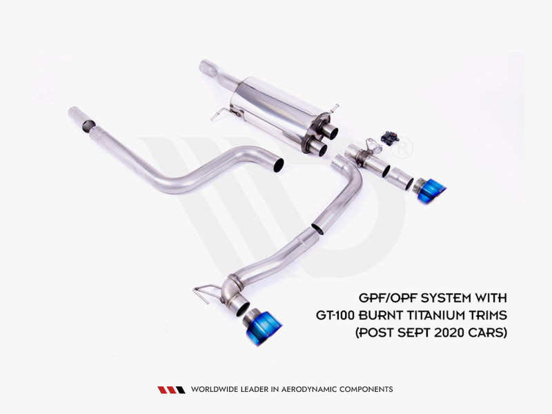 Maxton Design Rear Diffuser + Milltek GPF BACK Exhaust System - Ford Fiesta Mk8 ST & Mk8.5 ST