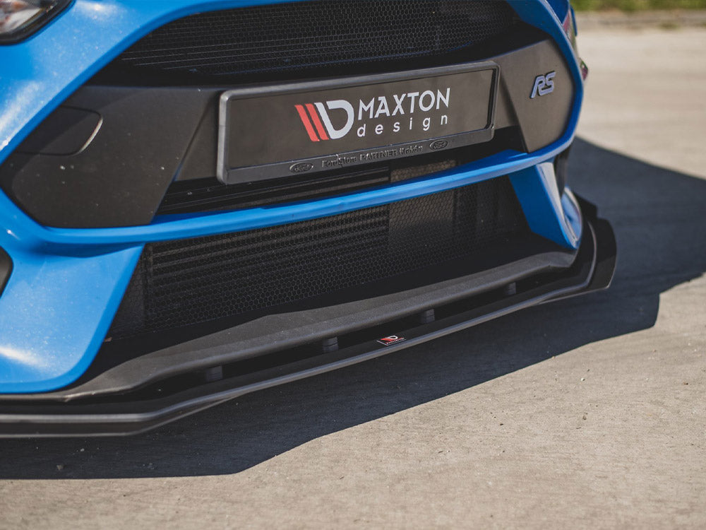 Maxton Design Street PRO Front Splitter V.1 + Flaps Ford Focus RS Mk3
