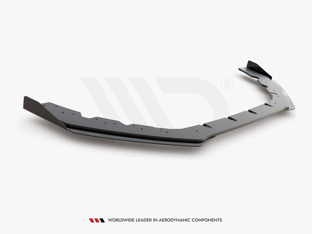 Maxton Design Street PRO Front Splitter V.1 + Flaps Ford Focus RS Mk3
