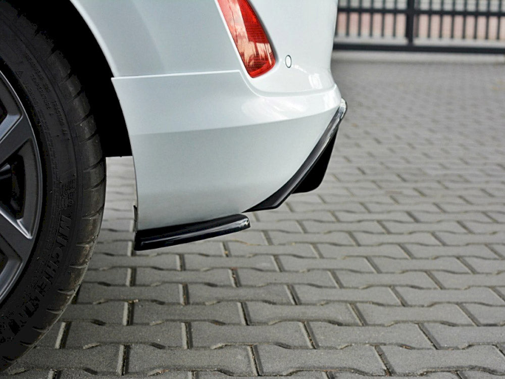 Maxton Design Rear Side Splitters V.1 Ford Fiesta Mk8 ST-Line - Carbon Look