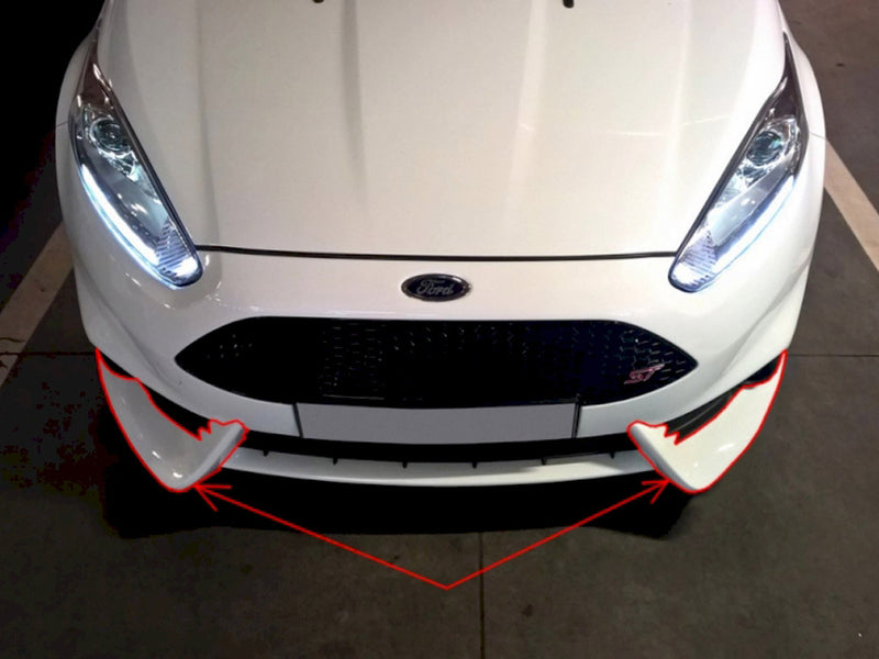 Maxton Design Front Bumper Spoilers Fiesta MK7 ST (2013-2017)