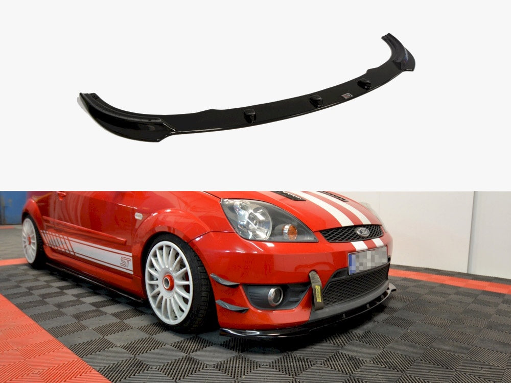 Maxton Design Front Splitter V.1 Ford Fiesta MK 6 St/zetec S (2004-2007)