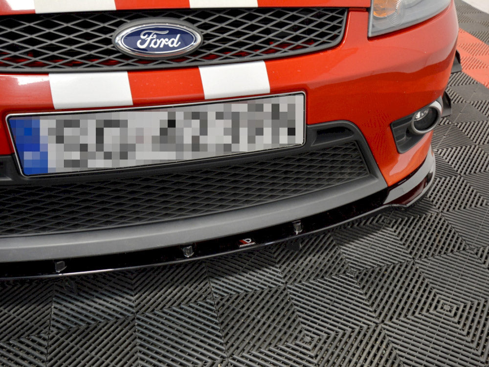 Maxton Design Front Splitter V.1 Ford Fiesta MK 6 St/zetec S (2004-2007)