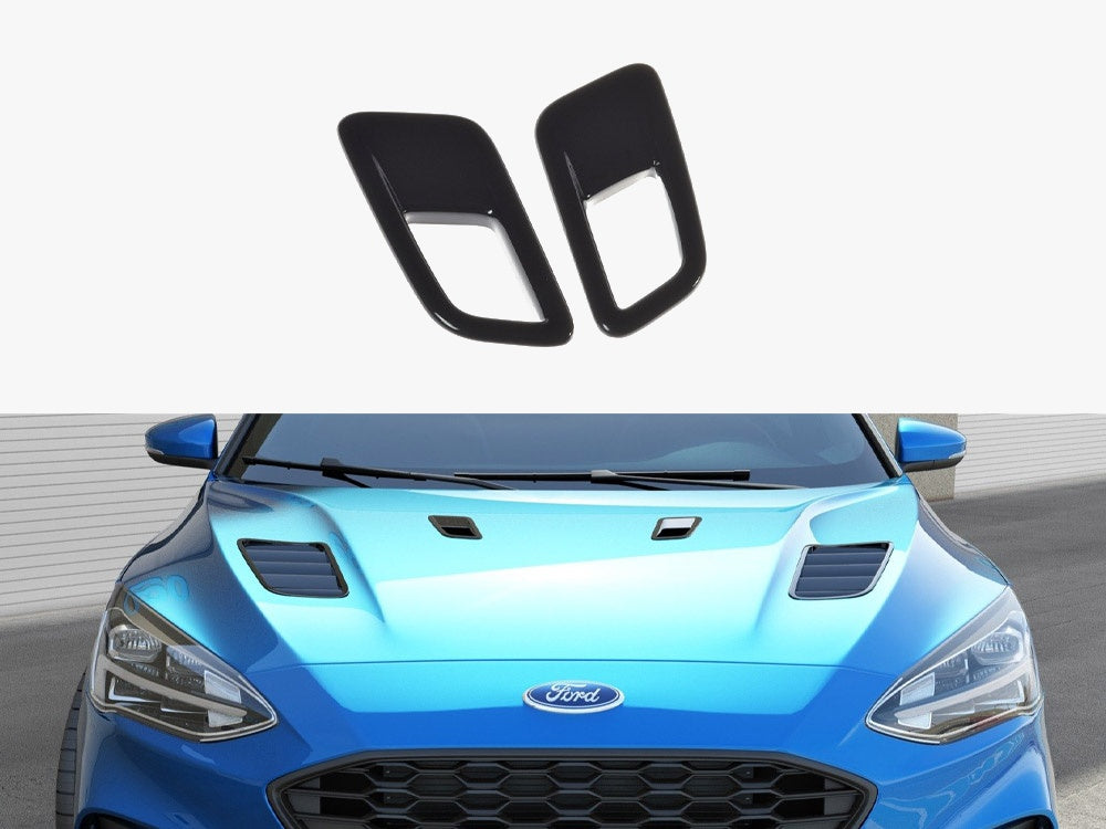 Maxton Design Bonnet Vents (Smaller Ones) Ford Focus Mk4 ST (2018-)