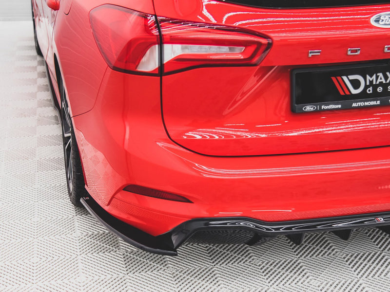 Maxton Design Rear Side Splitters V.3 (For rear valance v.1) Ford Focus ST-Line Estate Mk4