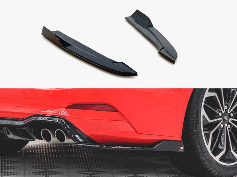 Maxton Design Rear Side Splitters V.4 (For rear valance v.1) Ford Focus ST-Line Estate Mk4
