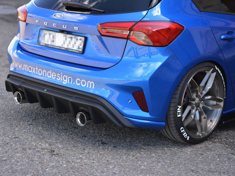 Maxton Design Rear Valance Ford Focus Hatchabck ST-Line Mk4 - ABS