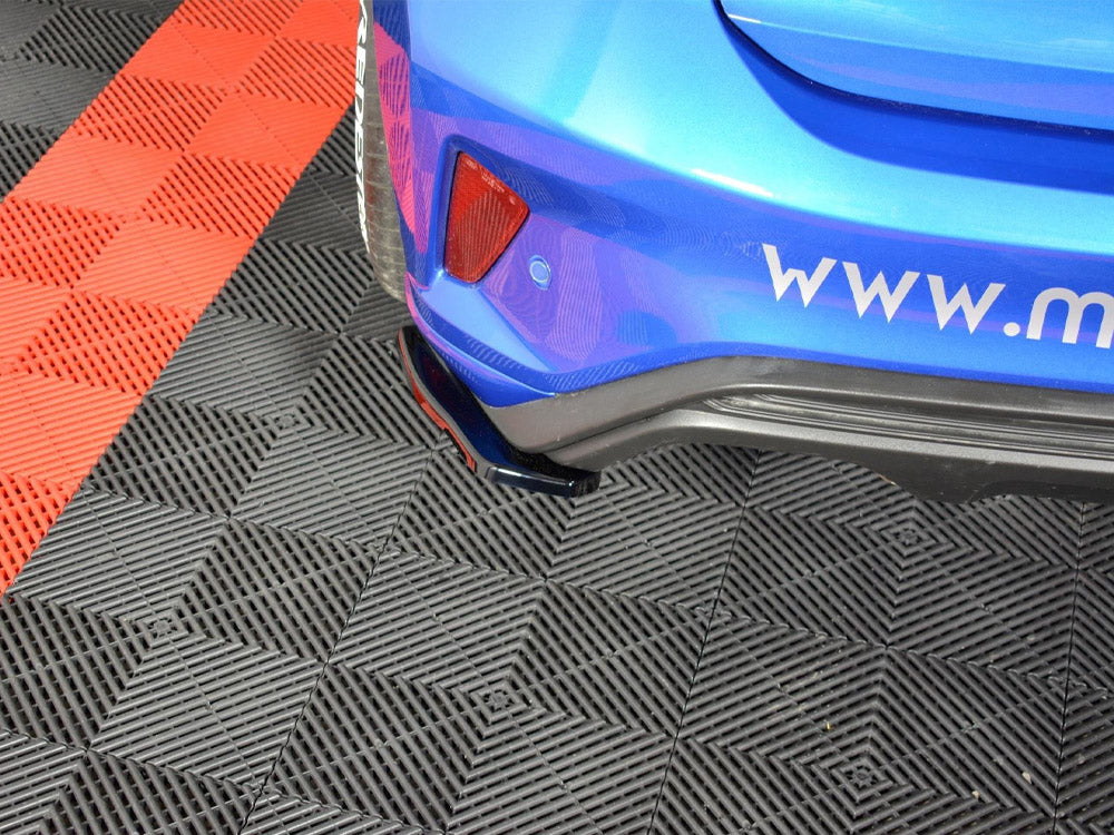 Maxton Design Rear Side Splitters V.1 Ford Focus ST-Line Mk4 - Carbon Look