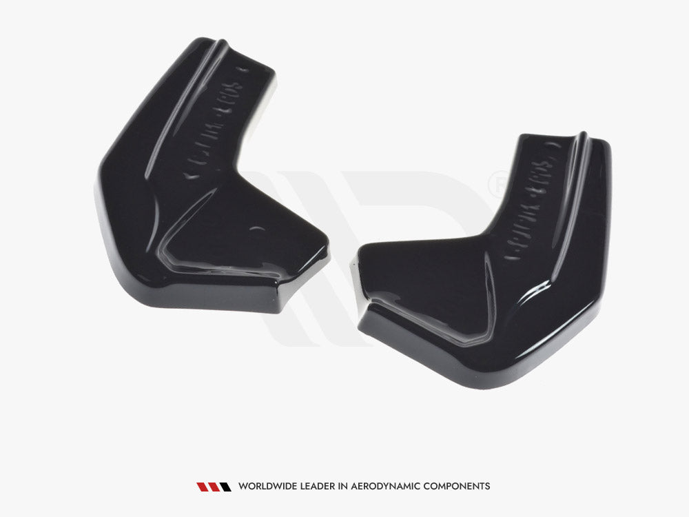 Maxton Design Rear Side Splitters V.2 Ford Focus ST-Line Mk4 - Carbon Look