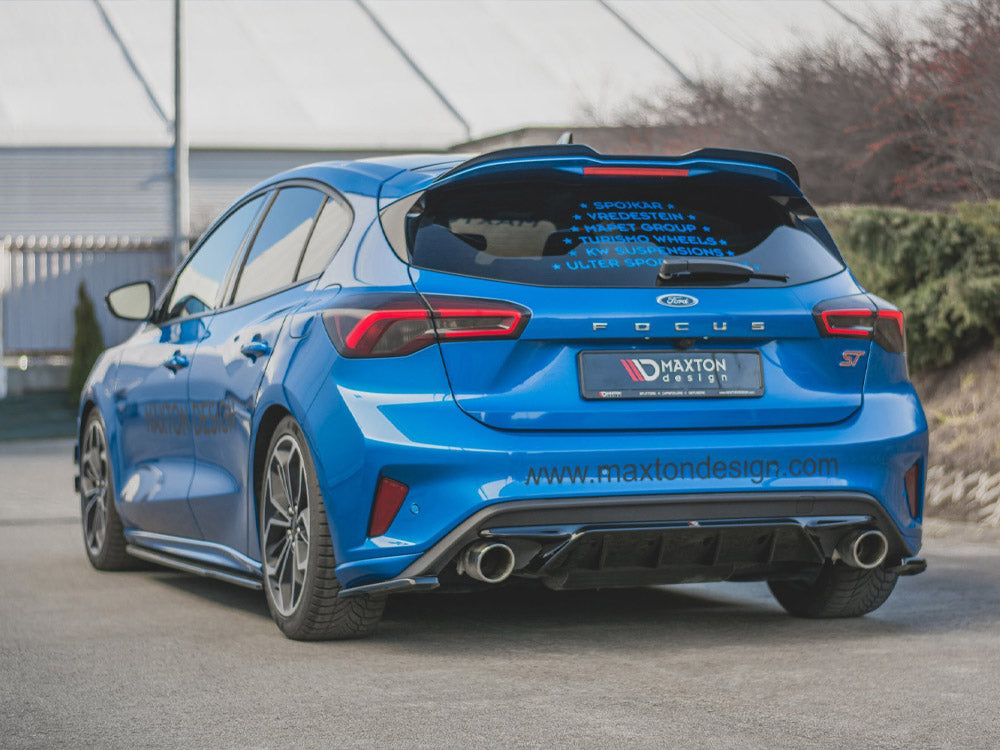 Maxton Design Rear Side Splitters Ford Focus MK4 ST (2019-) - Textured