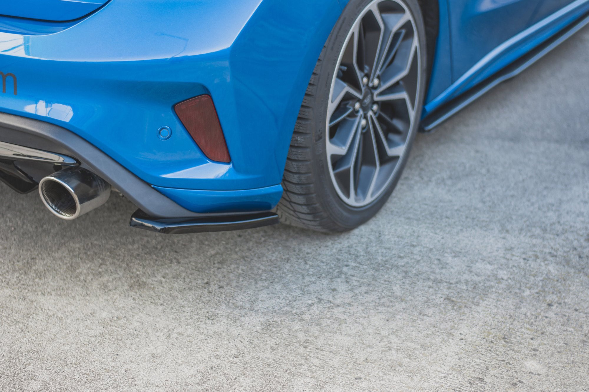 Maxton Design Rear Side Splitters Ford Focus MK4 ST (2019-) - Carbon Look