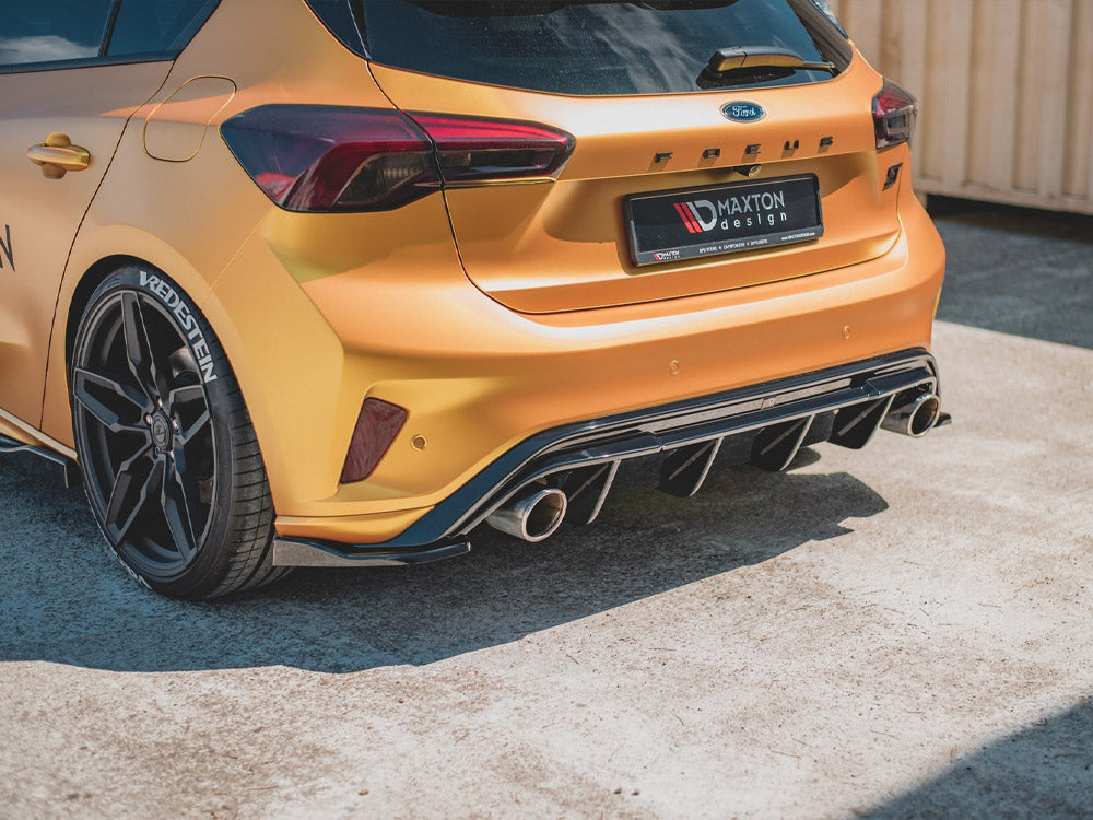 Maxton Design Rear Side Splitters V.3 (For rear valance v.2) Ford Focus Hatchback ST Mk4