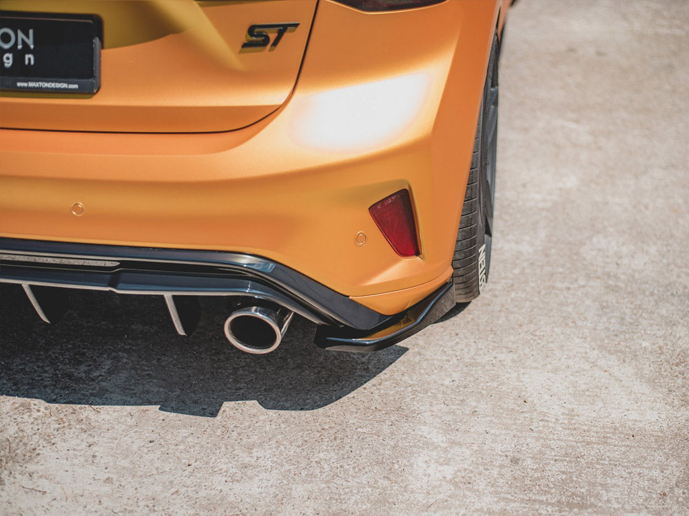 Maxton Design Rear Side Splitters V.3 (For rear valance v.2) Ford Focus Hatchback ST Mk4