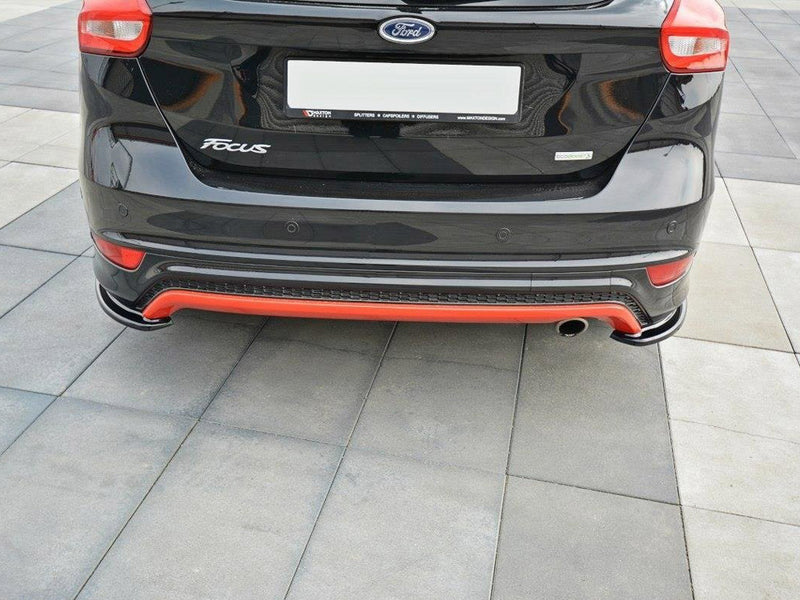 Maxton Design Rear Side Splitters Ford Focus Mk3 ST-Line (Facelift) 2015-2018