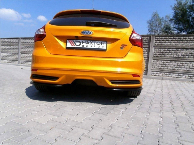 Maxton Design Rear Side Splitters Ford Focus MK3 ST Preface Model - Textured