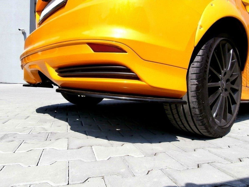 Maxton Design Rear Side Splitters Ford Focus MK3 ST Preface Model - Textured