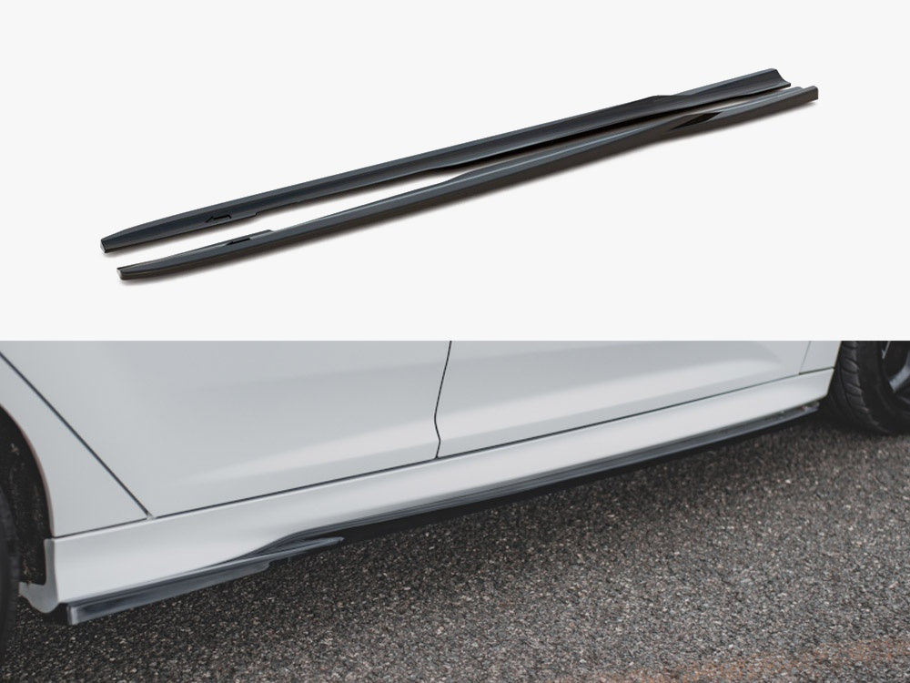 Maxton Design Side Skirts Diffusers V2 Ford Focus ST & RS MK3 (2015-2018)