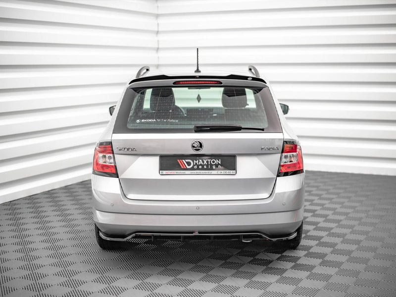 Maxton Design Rear Splitter (Vertical Bars) Skoda Fabia Estate Mk3