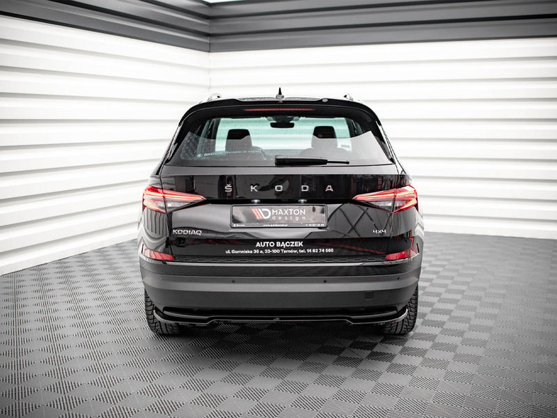 Maxton Design Central Rear Splitter Skoda Kodiaq Mk1 Facelift