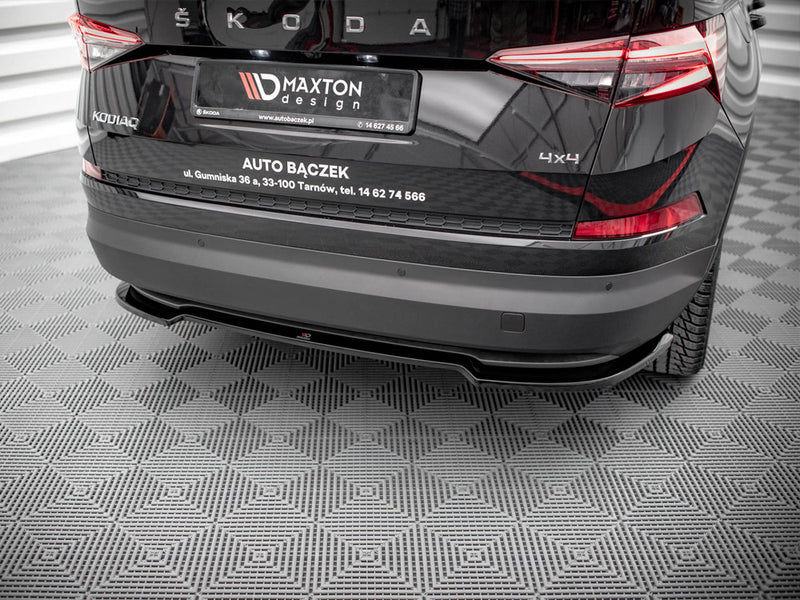 Maxton Design Central Rear Splitter Skoda Kodiaq Mk1 Facelift
