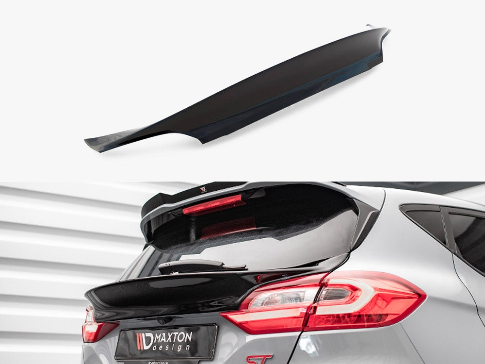 Maxton Design Rear Window Extension Ford Fiesta Mk8 Standard / ST / ST-Line Carbon Look