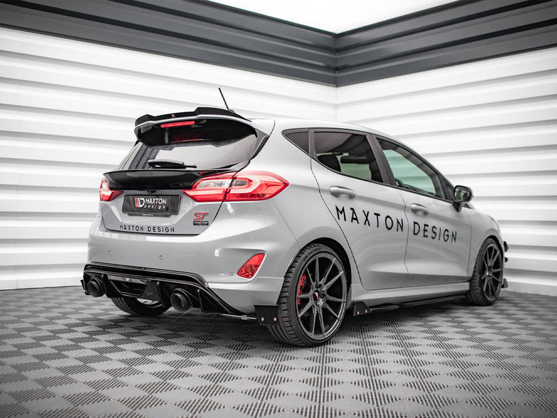 Maxton Design Rear Window Extension Ford Fiesta Mk8 Standard / ST / ST-Line Carbon Look