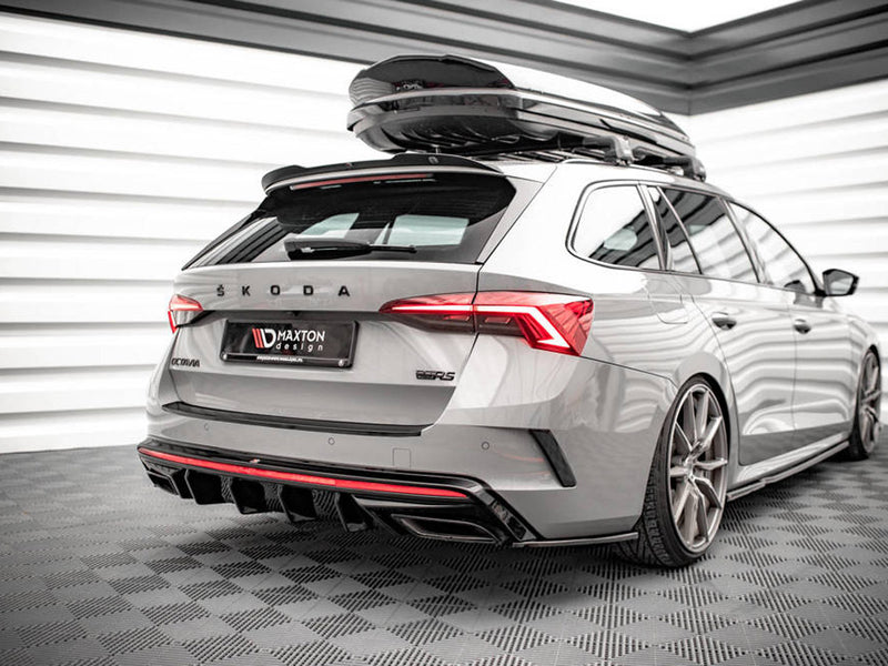 Maxton Design Rear Side Splitters V.3 Skoda Octavia RS Mk4