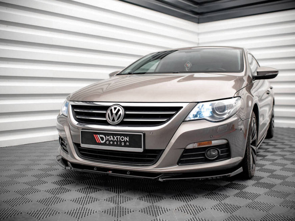 Maxton Design Front Splitter V.4 VW Passat CC (2008-2012)