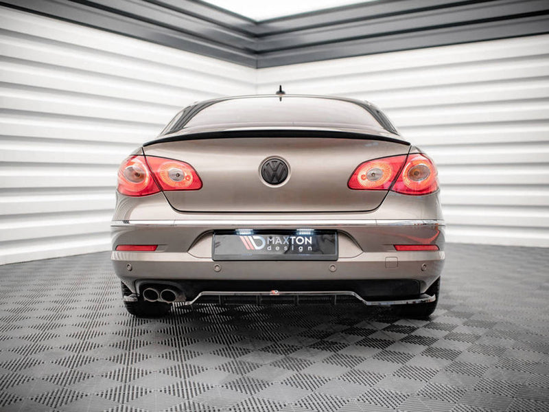 Maxton Design Central Rear Splitter (Vertical Bars) VW Passat CC