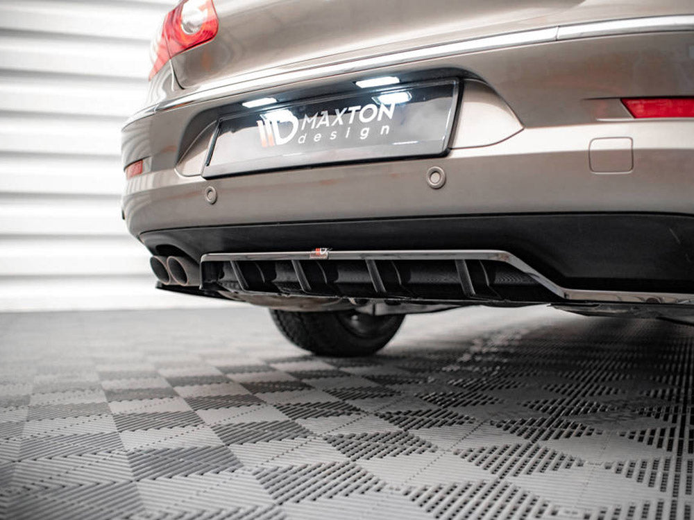 Maxton Design Central Rear Splitter (Vertical Bars) VW Passat CC