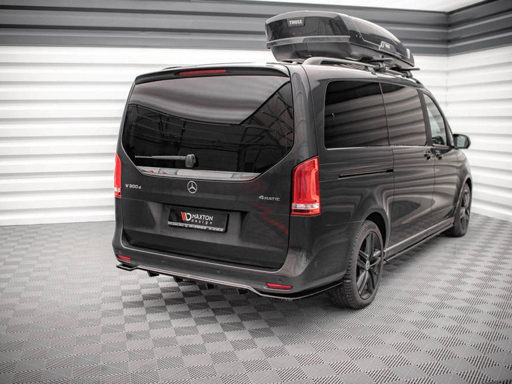 Maxton Design Rear Splitter (Vertical Bars) Mercedes V-Class AMG-Line W447 Facelift