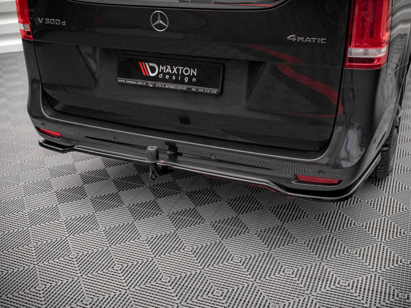 Maxton Design Rear Splitter (Vertical Bars) Mercedes V-Class AMG-Line W447 Facelift