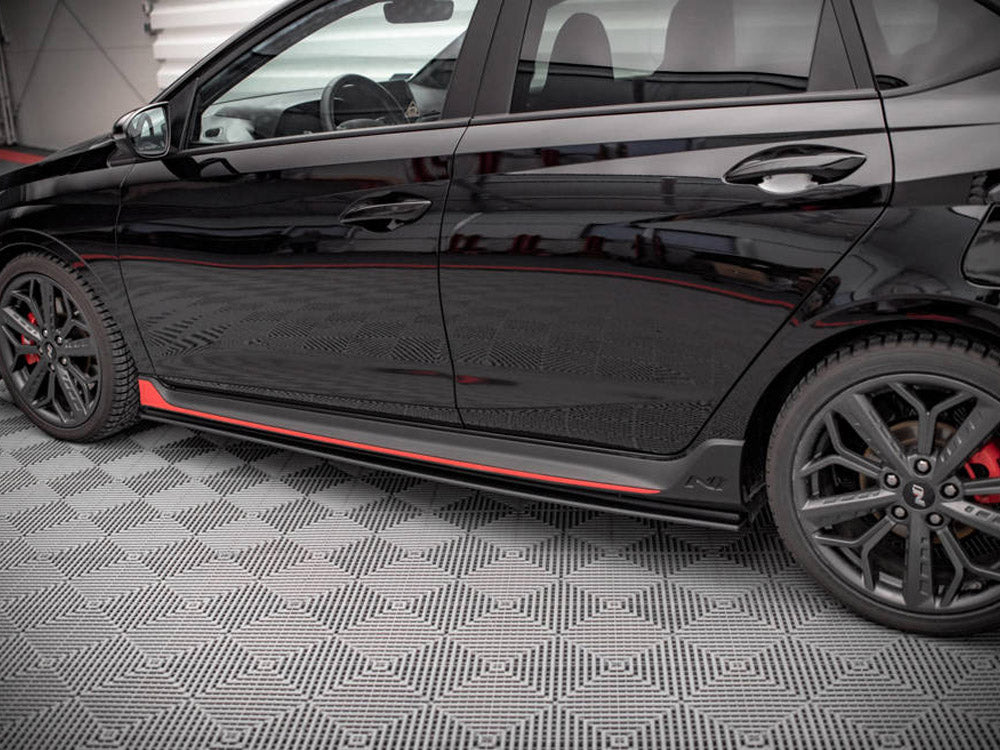 Maxton Design Street PRO Side Skirts Diffusers Hyundai I20 N Mk3