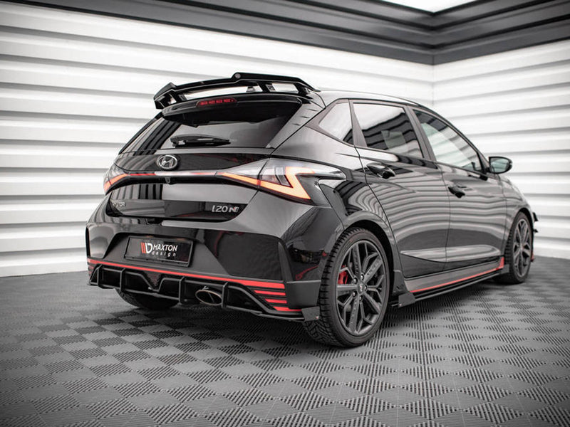 Maxton Design Street PRO Rear Side Splitters + Flaps Hyundai I20 N Mk3