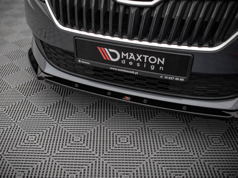Maxton Design Front Splitter Skoda Fabia MK3 Facelift (2019-)