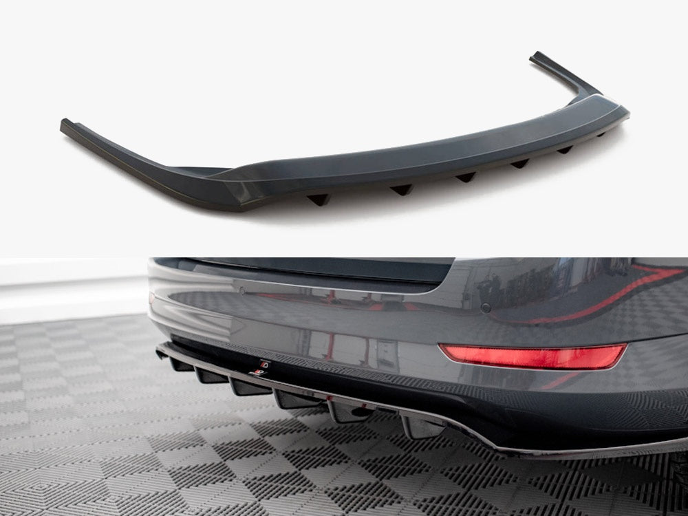 Maxton Design Rear Splitter (Vertical Bars) Skoda Fabia Estate Mk3 Facelift
