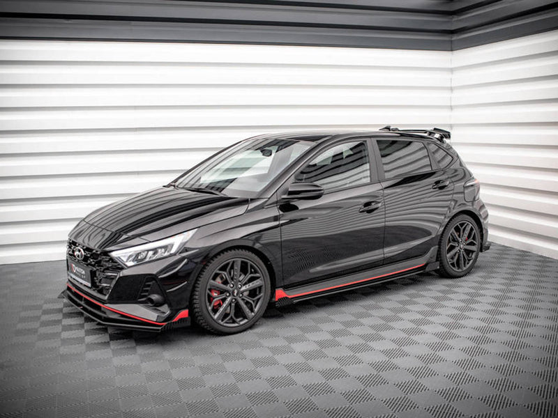Maxton Design Street PRO Side Skirts Diffusers + Flaps Hyundai I20 N Mk3