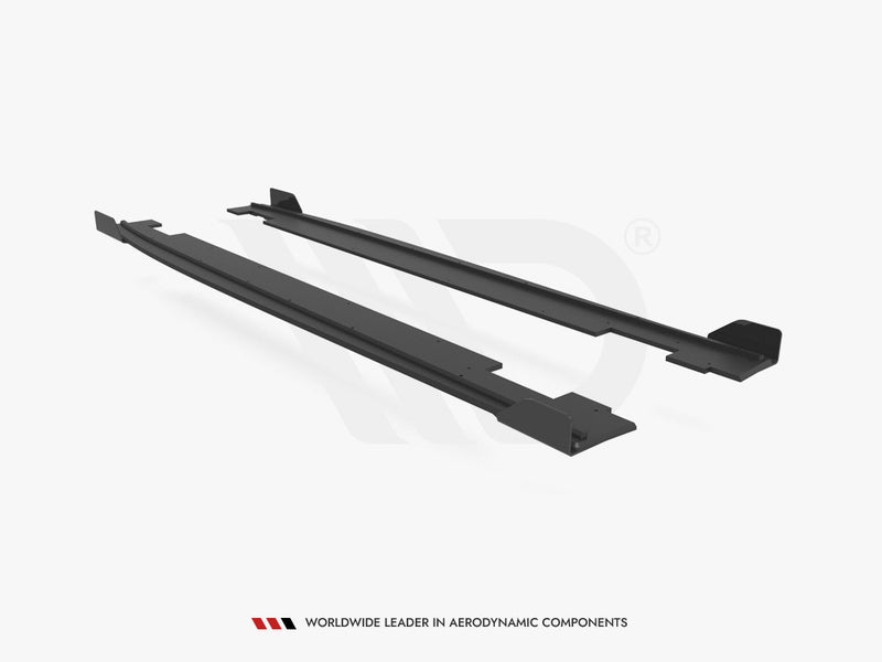Maxton Design Street PRO Side Skirts Diffusers + Flaps Hyundai I20 N Mk3