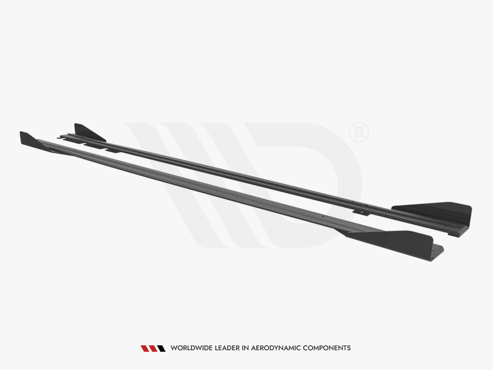 Maxton Design Street PRO Side Skirts Diffusers + Flaps BMW M2 F87
