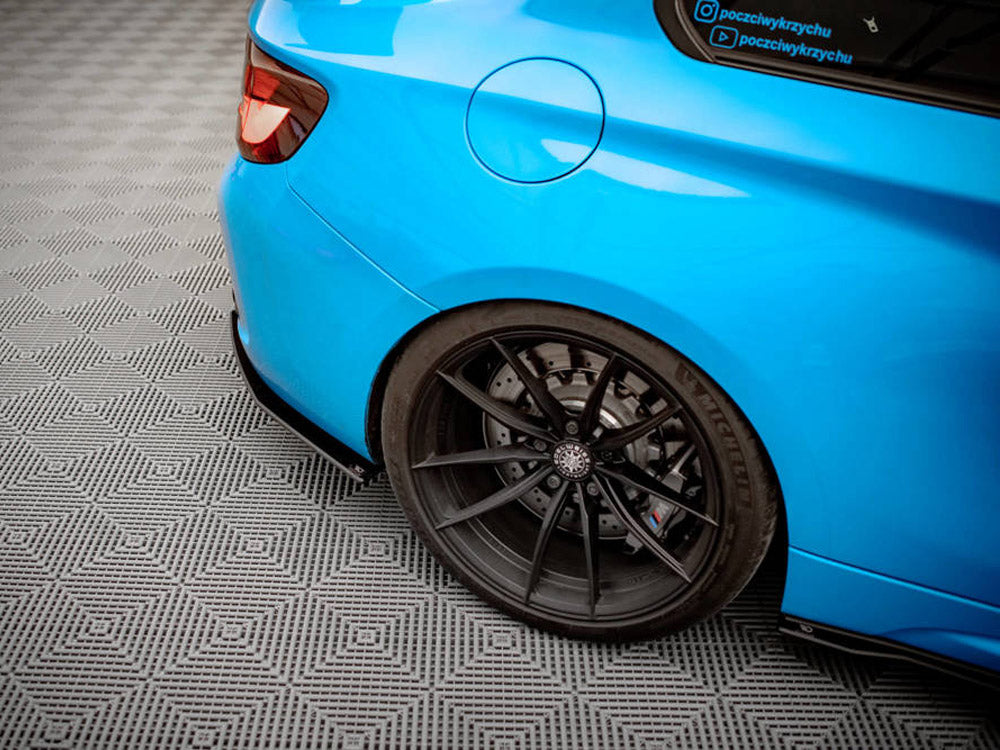 Maxton Design Street PRO Rear Side Splitters Bmw M2 F87 (2016-2020)