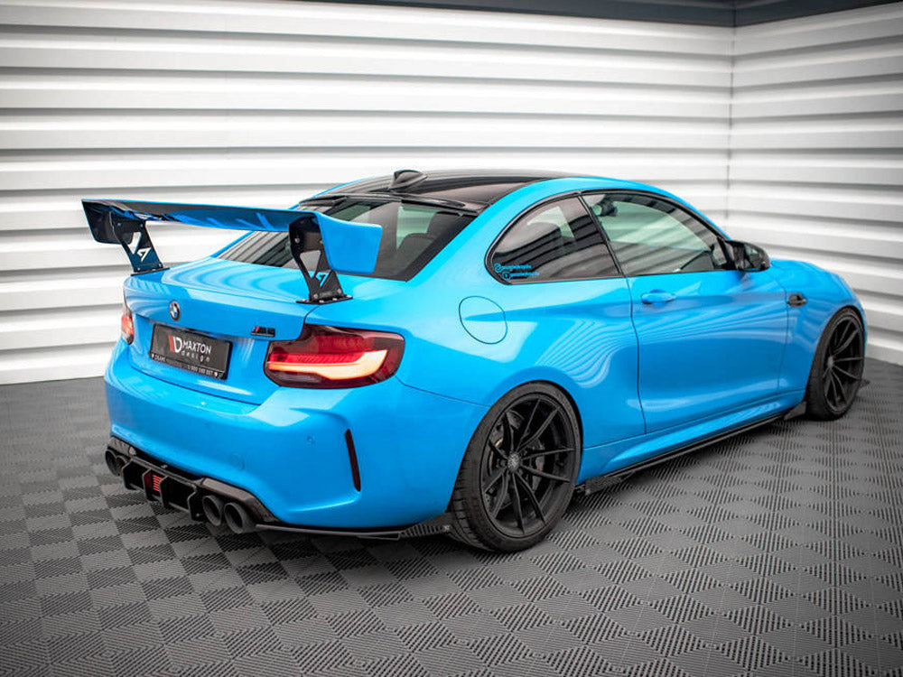Maxton Design Street PRO Rear Side Splitters (+flaps) Bmw M2 F87 (2016-2020)