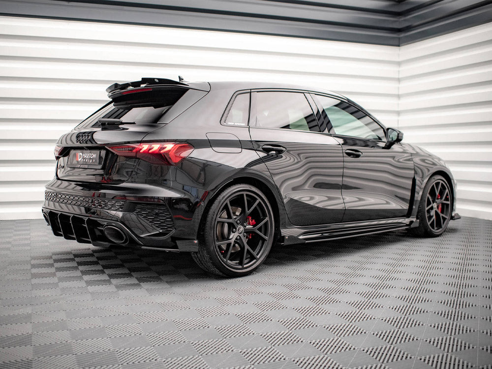 Maxton Design Street PRO Side Skirts Diffusers + Flaps Audi RS3 Sportback 8Y